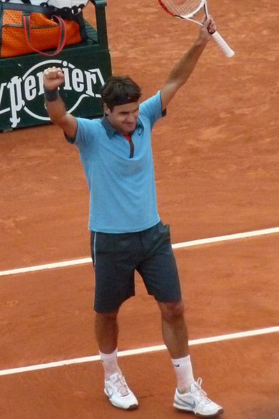 Fichier:Roger Federer a RG 2009.jpg