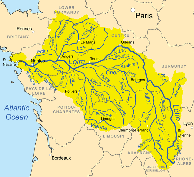 Fichier:Réseau hydrographique de la Loire.png