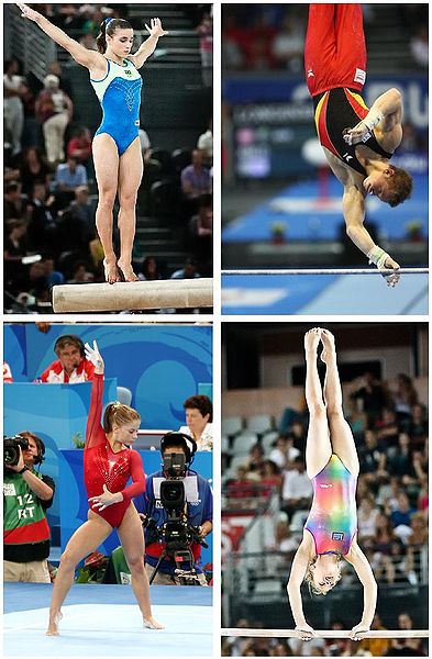 Gymnastique artistique - Vikidia, l'encyclopédie des 8-13 ans