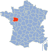Localisation du Maine-et-Loire en France