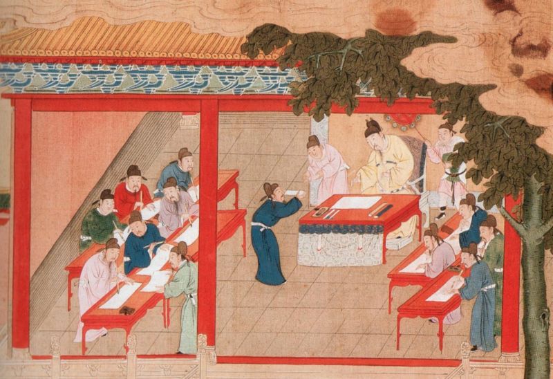 Fichier:Examen au palais dynastie Song.jpg