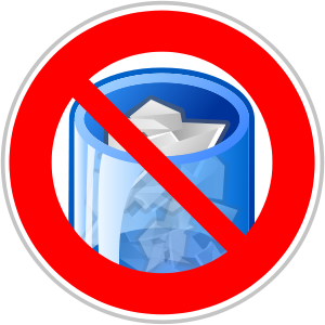 Fichier:No trash icon.png