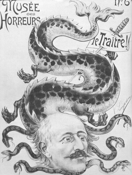 Fichier:1890s caricature Dreyfus Le Traitre.jpg