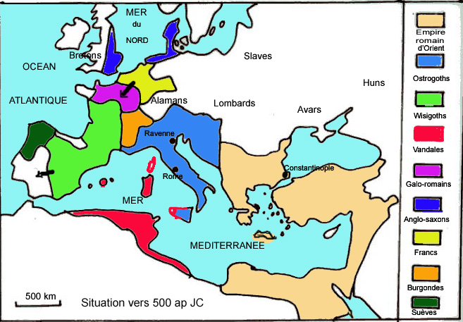 Fichier:Situation politique dans l'ancien Empire romain vers 500.jpg