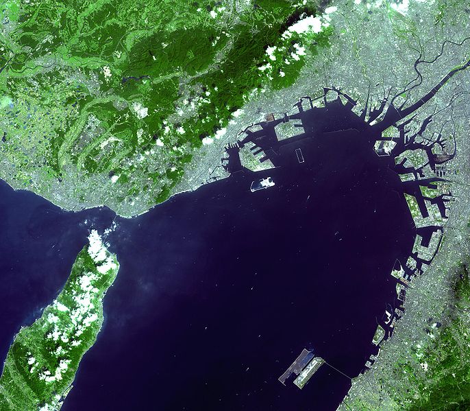 Fichier:Osaka-Japon-vue satellitaire.jpg