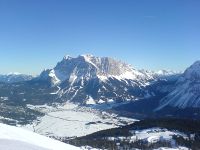 La Zugspitze, dans les Alpes, point culminant de l'Allemagne