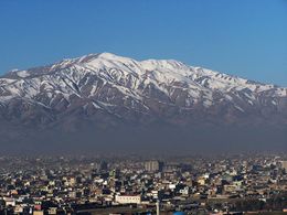 Paysage de Kaboul.