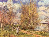 Alfred Sisley - Les Petits Prés au printemps, 1880.