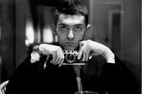 Photographie de Stanley Kubrick avec un Leica III (extrait du livre Drame et Ombres).