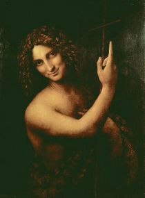 Saint Jean Baptiste, huile sur toile, 1513-1516, musée du Louvre.