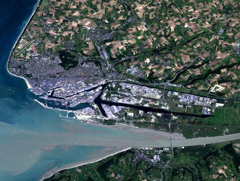 Fichier:La Seine, Le Havre et Honfleur.jpg