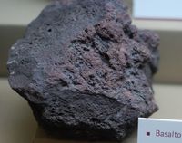 Un échantillon de basalte.
