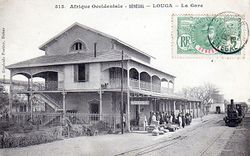 Gare - Louga - Sénégal - 1908.JPG