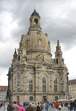 La Frauenkirche, église luthérienne, Dresde.