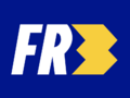 Ancien logo de FR3, entre 1990 et 1992