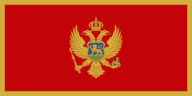 Fichier:Drapeau du Montenegro.svg