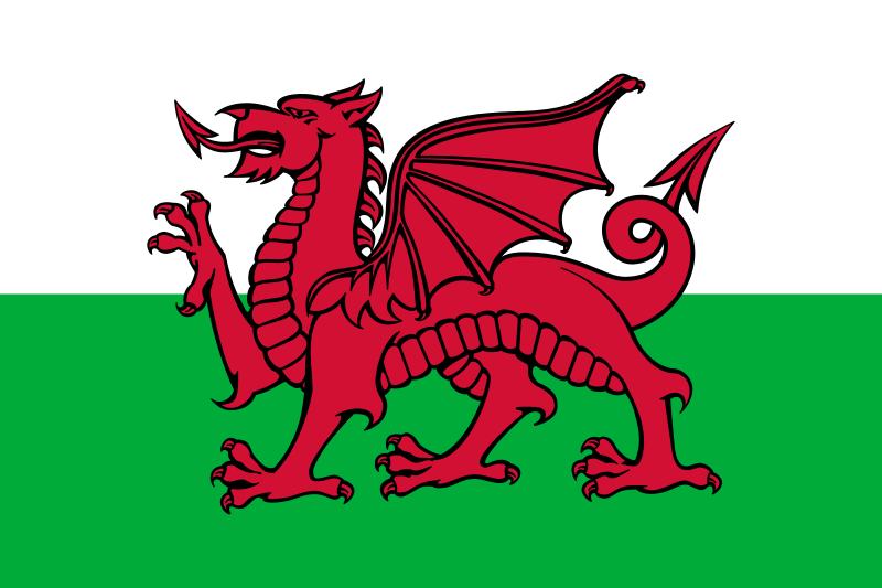 Fichier:Drapeau du pays de Galles.svg