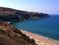 Une côte rocheuse en Crète