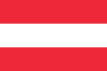 Le drapeau de l'Autriche.