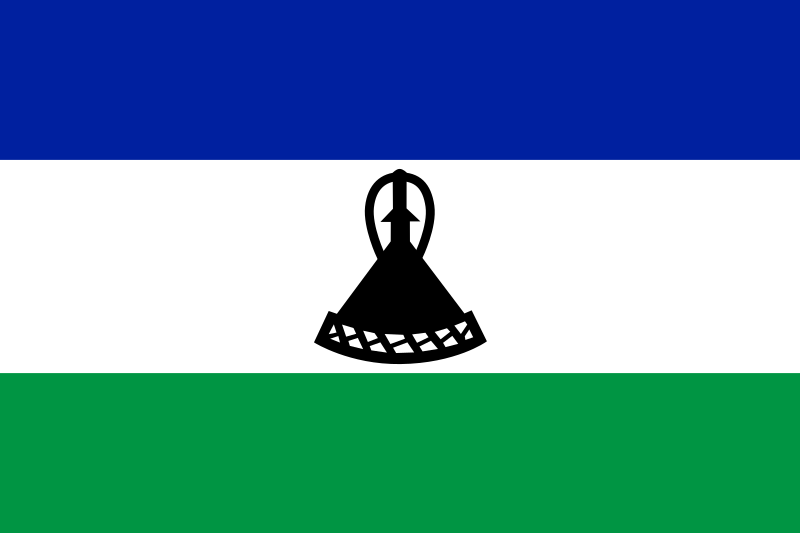 Fichier:Drapeau du Lesotho.svg