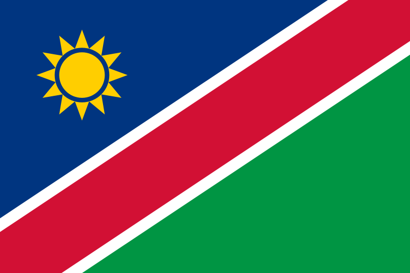 Fichier:Drapeau de la Namibie.svg