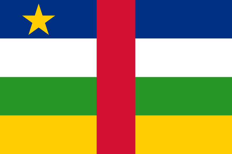 Fichier:Drapeau de la Republique centrafricaine.svg