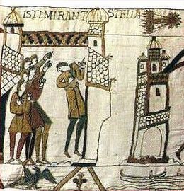 Tapisserie de Bayeux en Normandie (France, Moyen Âge)