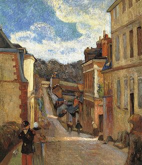 Paul Gauguin, Rue Jouvenet à Rouen, 1884.