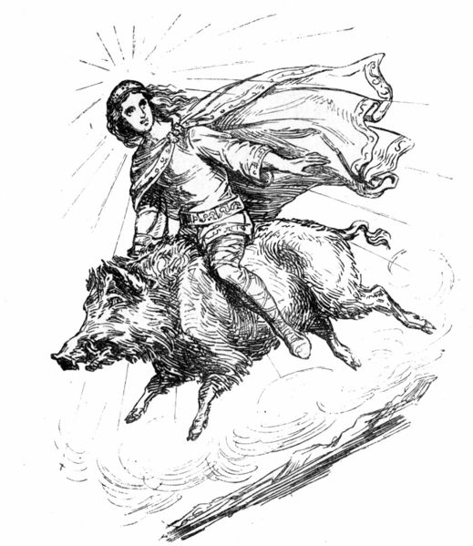 Fichier:Freyr riding Gullinbursti.jpg