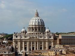 Dôme de la basilique Saint-Pierre, Vatican.