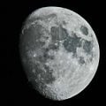 la lune gibbeuse croissante