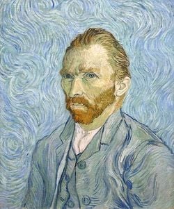 Van Gogh, Autoportrait (1889)
