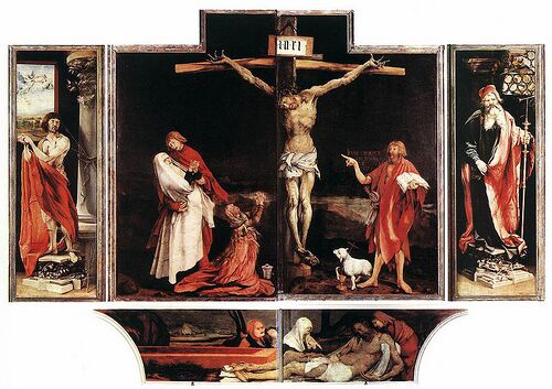 Le retable fermé