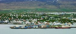 Akureyri, Islande.