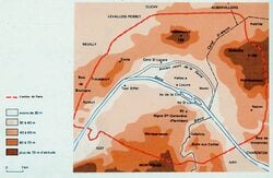 Le relief de Paris.