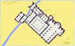 Plan de l'abbaye de Sénanque