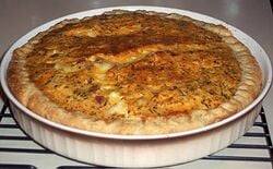 Une quiche lorraine
