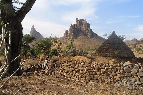 Village dans le Nord du Cameroun