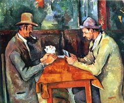 Les Joueurs de cartes, 1892–1895. Courtauld Institute, Londres.