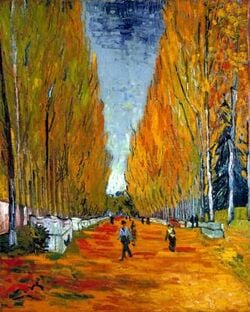L'Allée des Alyscamps, 1888.