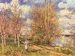 Sisley, Les Petits Prés au printemps (1880)
