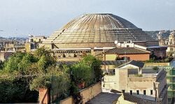 Dôme du Panthéon de Rome (vu de l'extérieur)