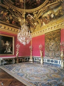 Le salon d'Apollon dans les Grands appartements du roi