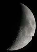 Le premier croissant, ou lune croissante