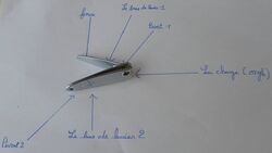 Le coupe-ongle : système de double levier. (Document réalisé avec l’aide d’un enseignant).