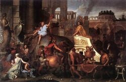Charles Le Brun, L'entrée d'Alexandre à Babylone (1664)