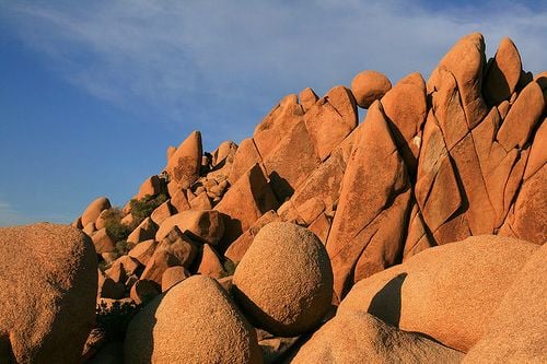 Formation rocheuse dans le parc national de Joshua Tree.