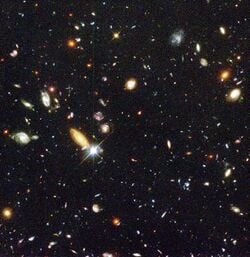 Le Champ profond de Hubble, pris en photo par le télescope Hubble