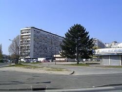 La proche banlieue de Paris/Monfermeil-les Bosquets (93). Grands ensembles.