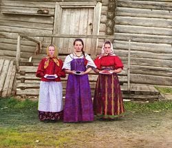 Une photo argentique en couleurs, prise en 1915.